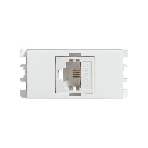 TOMACORRIENTE TELEFONO RJ11 BLANCO S26 SIMON - 2600480-030